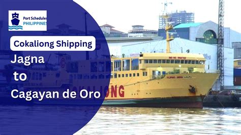 Ferry from Cagayan De Oro to Iloilo City .